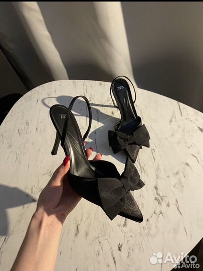 Туфли с бантиком zara