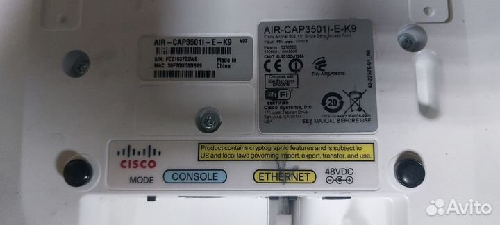 Wi-fi роутер Cisco AIR-cap3501i-E-K9