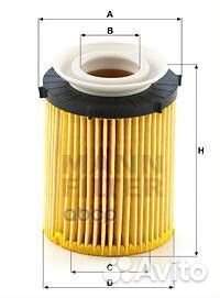 Фильтр масляный HU711/6Z mann-filter