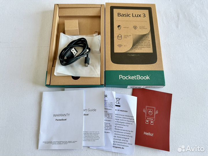 Электронная книга pocketbook 617 basic lux 3