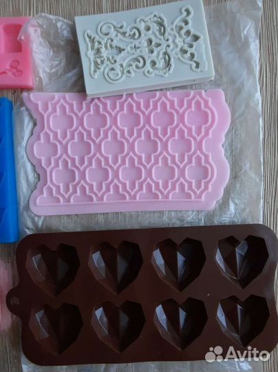 Силиконовые формы молд мастика изомальт
