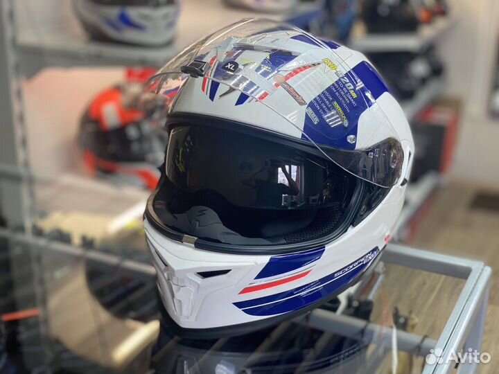 Мотошлем Scorpion Exo 520 белый