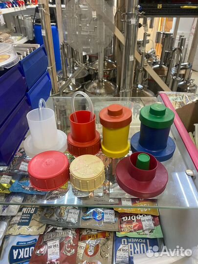 Гидрозатвор для брожения на банку / кулер