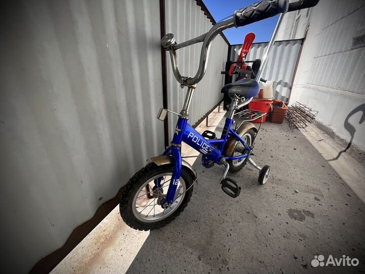 Велосипед детский с ручкой