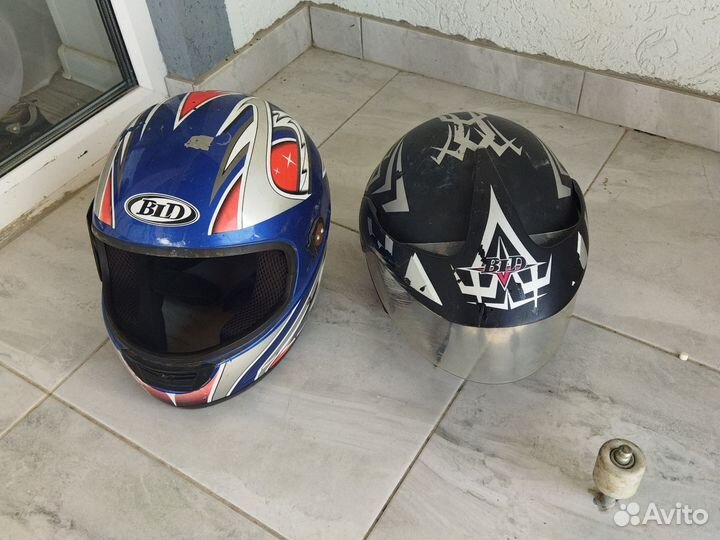 Мотоциклетный шлем бу 2 шт