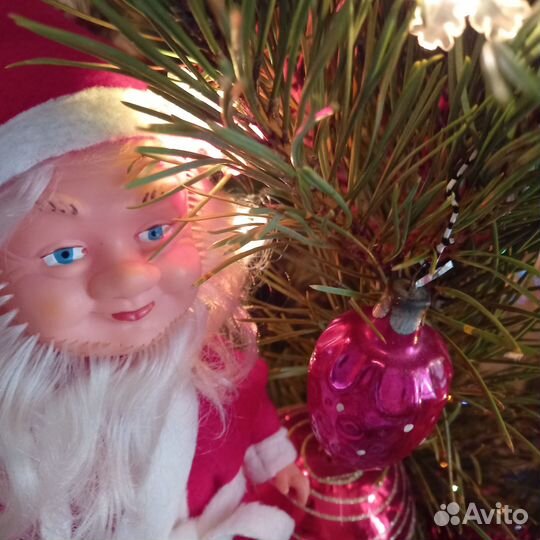 Кукла гдр времен дед мороз, санта СССР