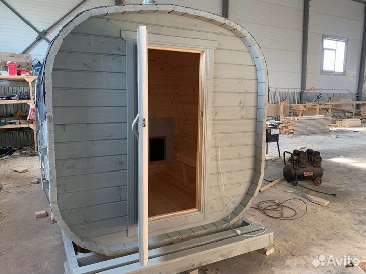 Баня-бочка с доставкой