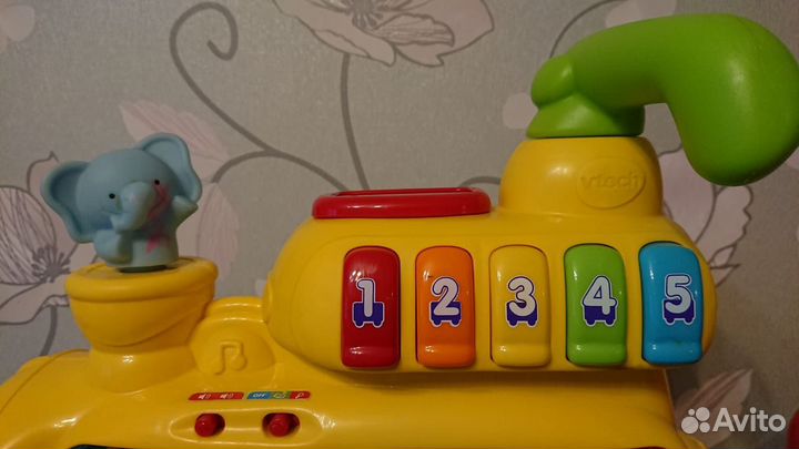Паровоз поезд алфавитный vtech