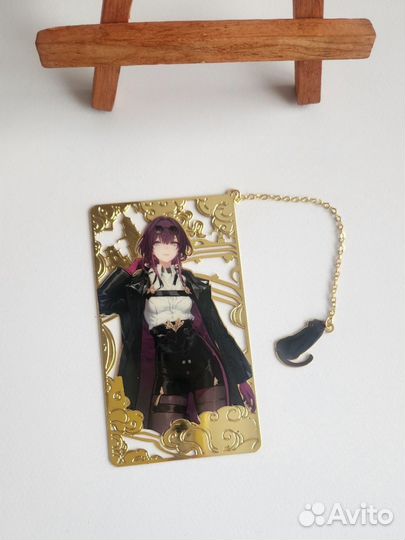 Металическая закладка для книг. Star Rail. Кафка