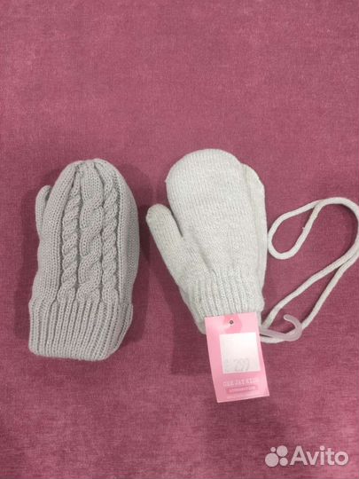 Варежки новые на 1-3 года
