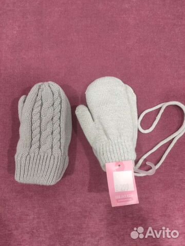 Варежки новые на 1-3 года