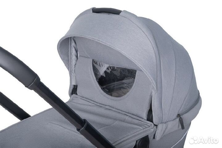 Коляска 2 в 1 Farfello Baby Shell серая