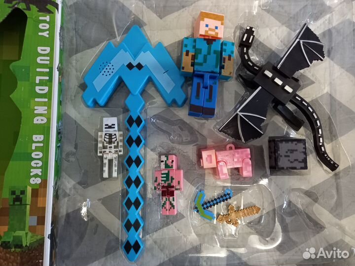 Набор игрушек minecraft