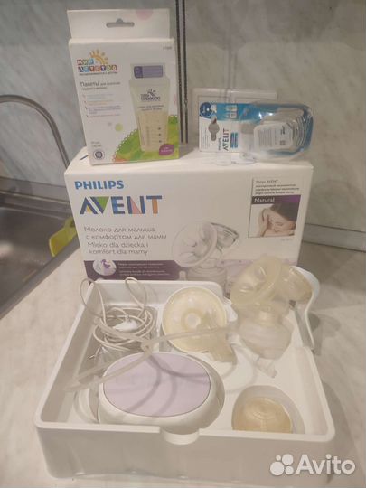 Молокоотсос avent электрический