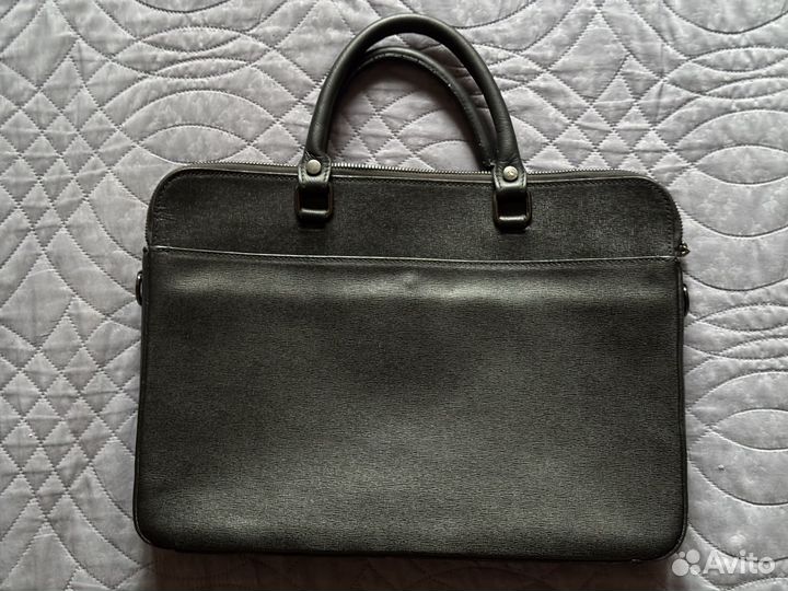 Сумка мужская натуральная кожа для ноутбука