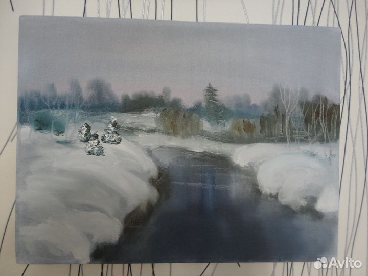 Картина маслом на холсте 