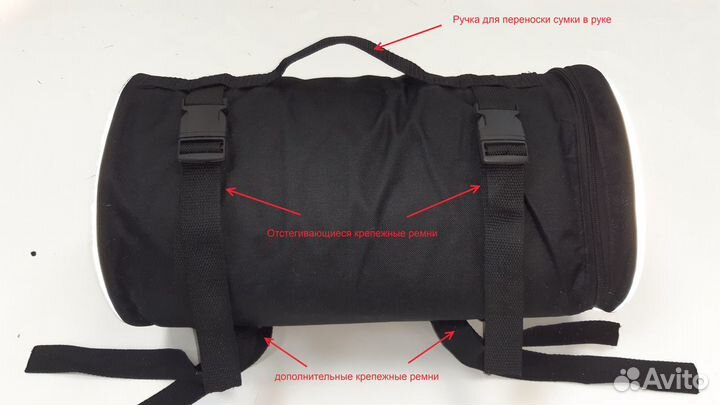 Текстильная сумка для мотоцикла