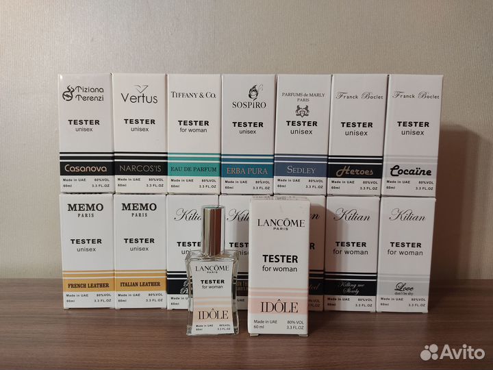Тестеры духи женские парфюмерия ОАЭ