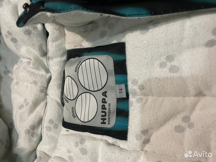 Детский зимний комбинезон размер 74-80