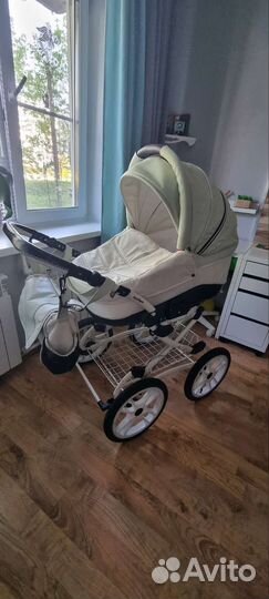 Коляска 2 в 1 lndigo эко кожа