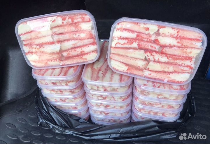 Краб,печень трески, рыбный рулет с Камчатки