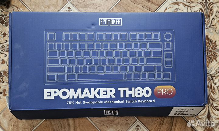 Игровая механическая клавиатура Epomaker TH80 Pro