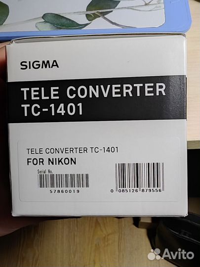 Sigma tc-1401 tele converter nikon