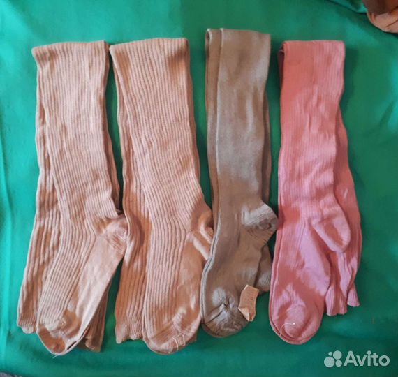 Чулки х/б СССР новые