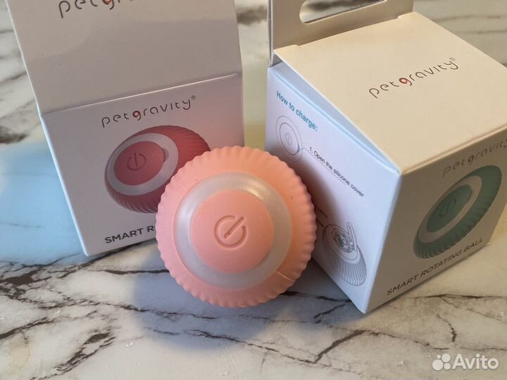 Умный интерактивный мяч для кошек и собак