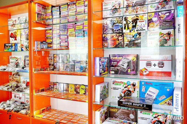 Dendy 8-bit и Sega 16-bit Картриджи