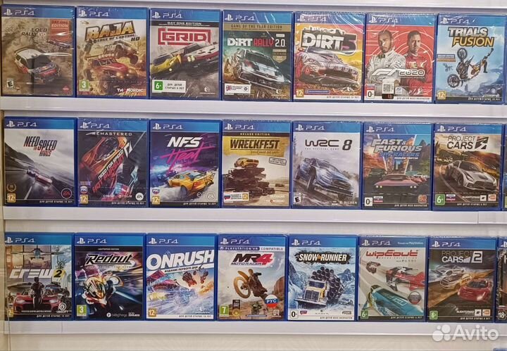 Гонки для PS4, PS5