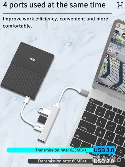 Usb TypeC хаб концентратор