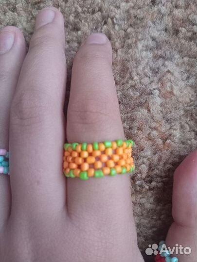 Кольца из бисера