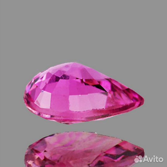 Сапфир натуральный 0,45Ct 6х4мм 1шт VVS Мадагаскар