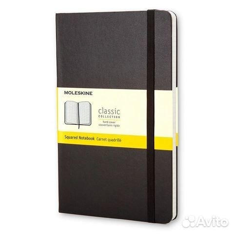 Блокнот Moleskine classic MM712 клетка 90x140мм