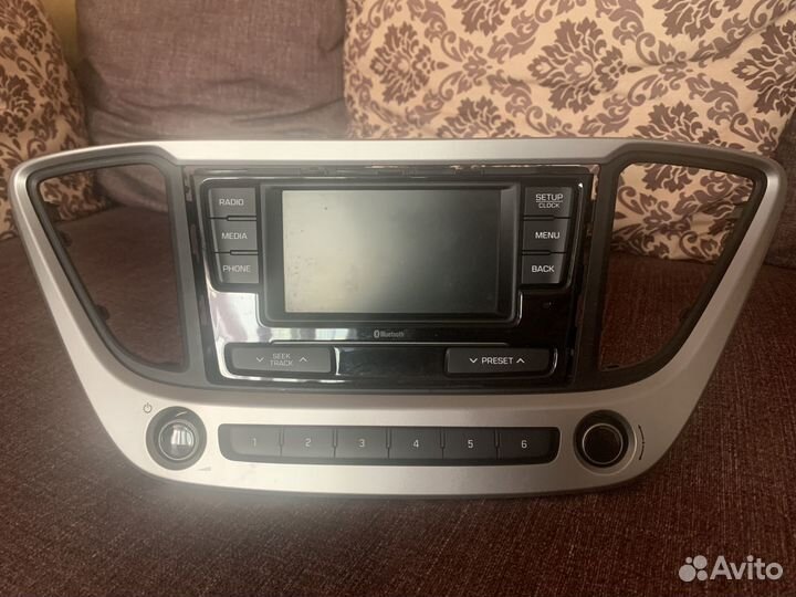 Штатная магнитола Hyundai Solaris 2 2017