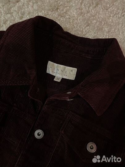 Вельветовая куртка женская бордовая