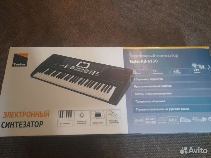 Электронный синтезатор tesler kb6130