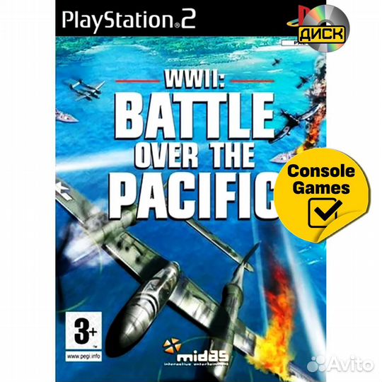 PS2 wwii Battle over the Pacific Новый