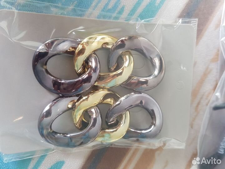 Серьги Цепь