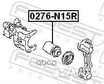 Поршень суппорта nissan almera/primera зад. 027