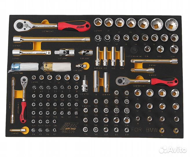 Набор инструментов 119 шт JTC-BW1119