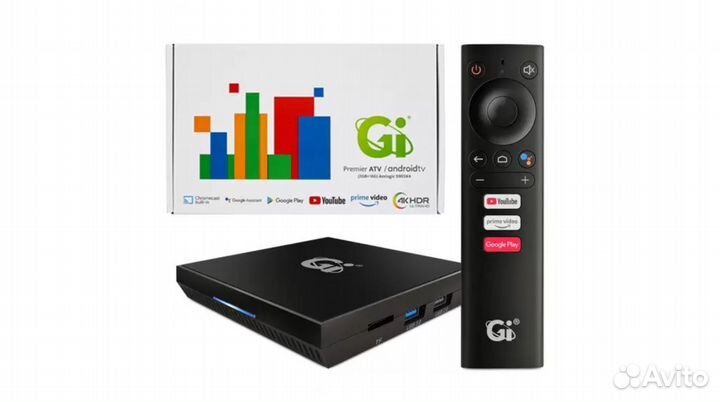Smart TV приставка GI Premier S905X4 2Гб/16Гб