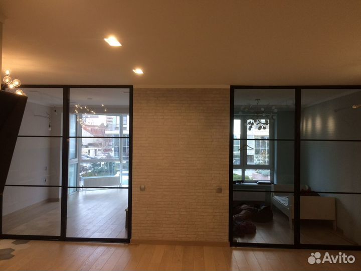 Перегородка алюминевая для зонирования