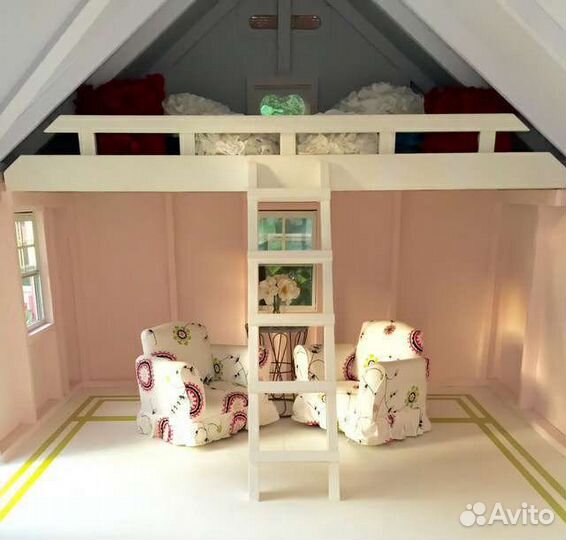 Домик Детский летний уличный двухэтажный