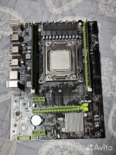 Xeon e5 2689 комплект, 2x8gb, плата x79 под ремонт