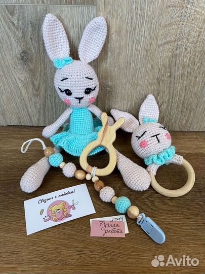 Вязаные игрушки ручной работы