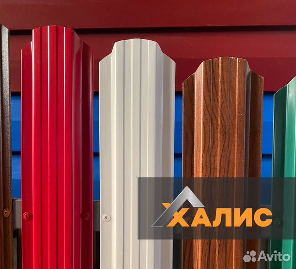 Евроштакетник под дерево