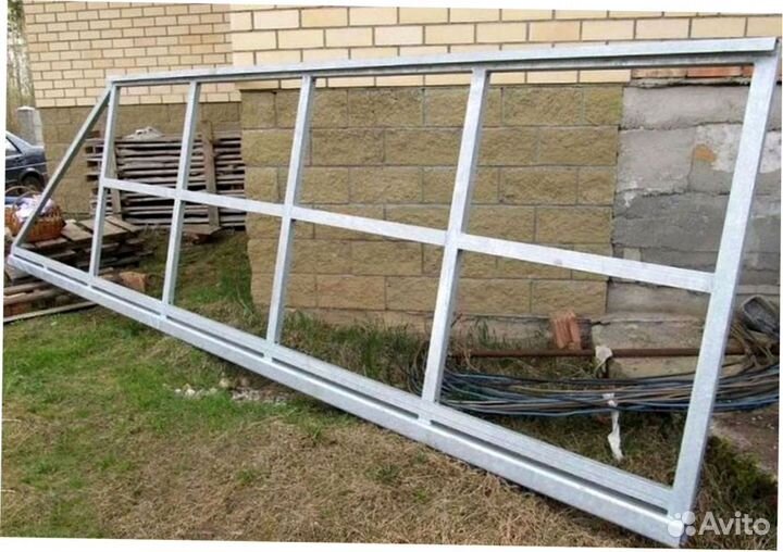 Откатные ворота каркас