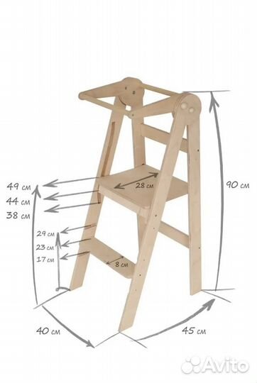 Башня помощника монтессори